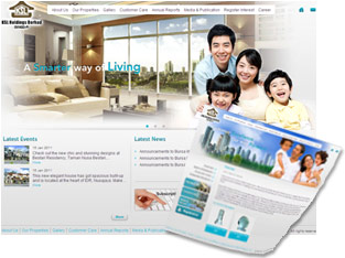 Professional Website Design, Web Content Management System for KSL Holdings Developer in Johor Bahru, Malaysia
